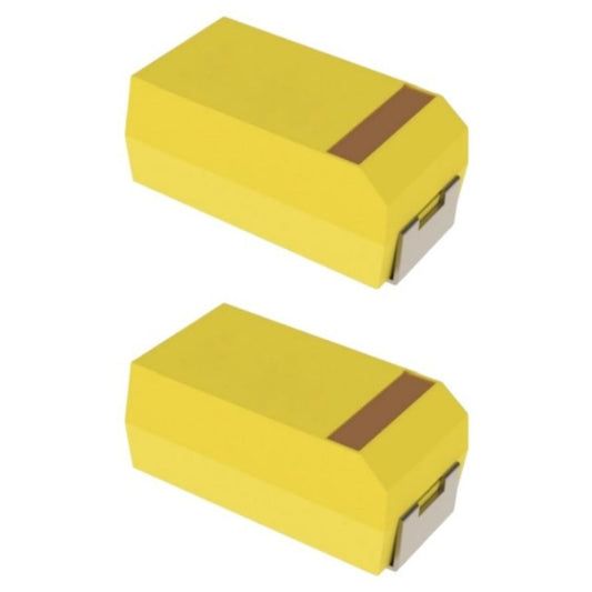 Kit com 10 Capacitores Tântalo SMD 4.7uF 16V - KIT-CAP-TANTALO-SMD-4-7UF-16V-B-10 - Comecx Labs