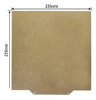 Chapa PEI Flexível 235x235mm com Base Magnética Adesiva - Comecx Labs