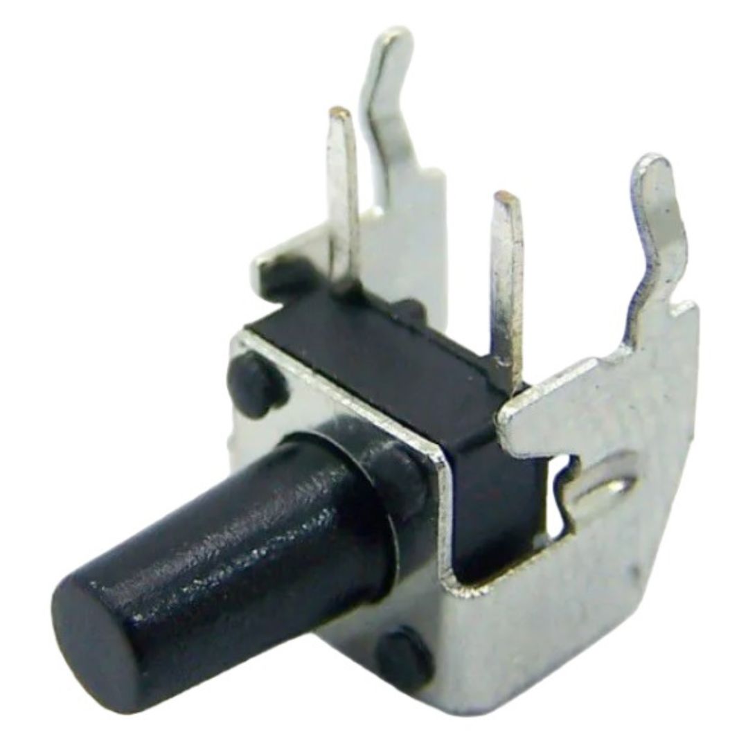 Chave Táctil 90º 4 Terminais 6x6x9.5mm - COMP-CHV-260 - Comecx Labs