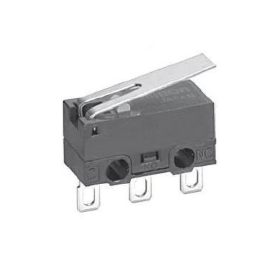 Chave Microswitch Omron D2F-01FL-D 3 Pinos com Alavanca - CHV-D2F-01FL-D - Comecx Labs