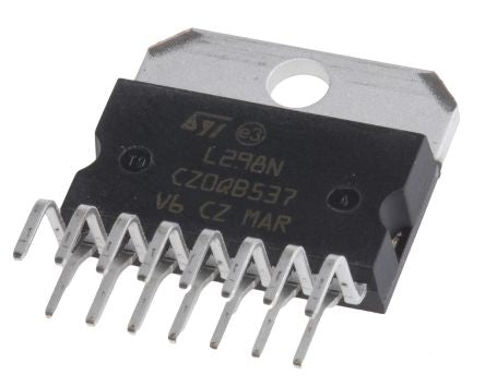 Ci L298N Driver Ponte H Dupla Arduino Motor Passo - ST - COMP-CI-2391 - Comecx Labs