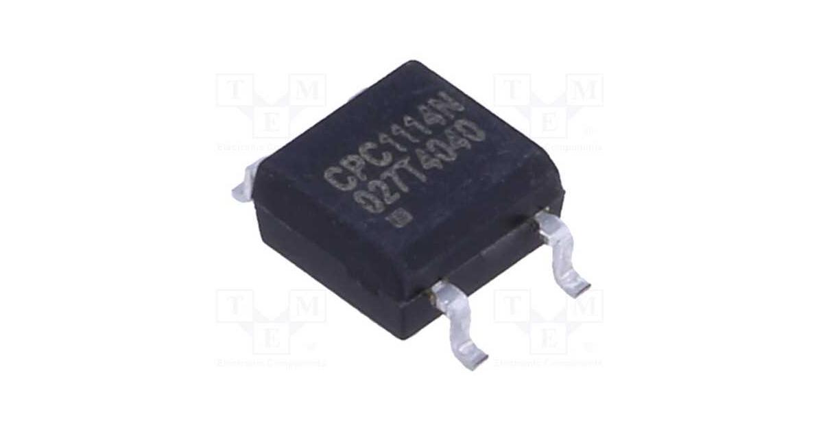 CI Relé CPC1114N SPST-NC SMD SOP-4 saída Mosfet - MAN-PROT-RELAY-127053 - Comecx Labs