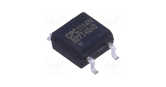 CI Relé CPC1114N SPST-NC SMD SOP-4 saída Mosfet - MAN-PROT-RELAY-127053 - Comecx Labs