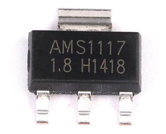 Regulador de Tensão AMS1117-1.8 SOT-223 SMD - CI-TECH-AMS1117-1-8 - Comecx Labs