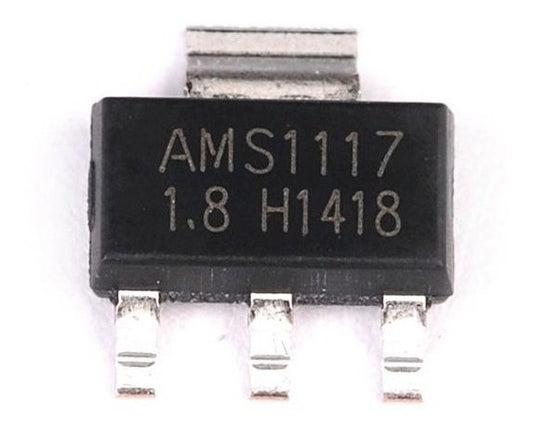 Regulador de Tensão AMS1117-1.8 SOT-223 SMD - CI-TECH-AMS1117-1-8 - Comecx Labs