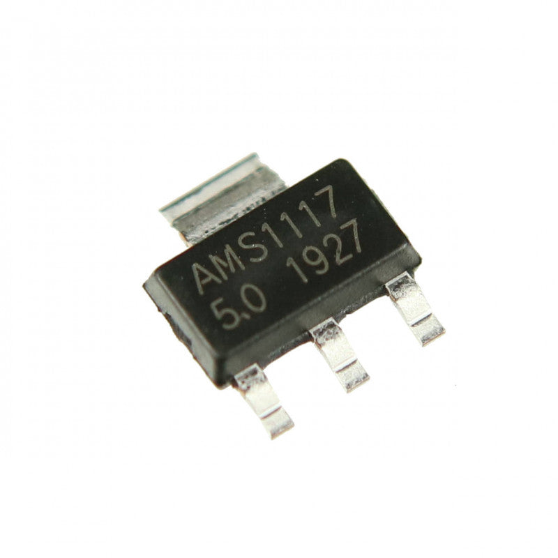 Kit com 10 Circuitos Integrados AMS1117-5.0 SOT-223 - KIT-CI-AMS1117-5-0-SOT223-10 - Comecx Labs