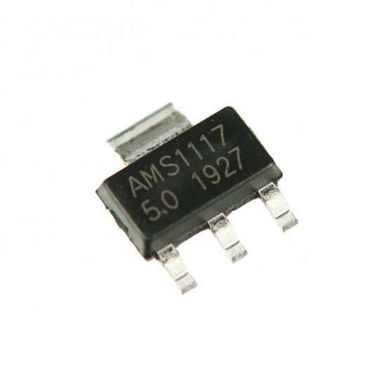 Kit com 10 Circuitos Integrados AMS1117-5.0 SOT-223 - KIT-CI-AMS1117-5-0-SOT223-10 - Comecx Labs