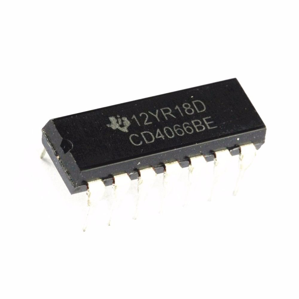 Kit com 10 Circuitos Integrados CD4066 DIP-14 - KIT-CI-CD4066-DIP14-10 - Comecx Labs