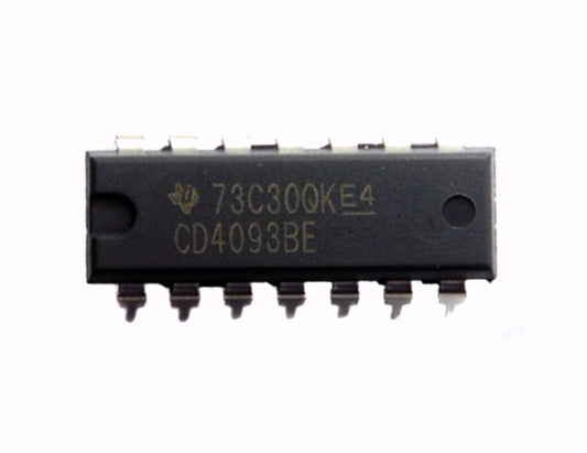 Kit com 10 Circuitos Integrados CD4093 DIP-14 - KIT-CI-CD4093-DIP14-10 - Comecx Labs