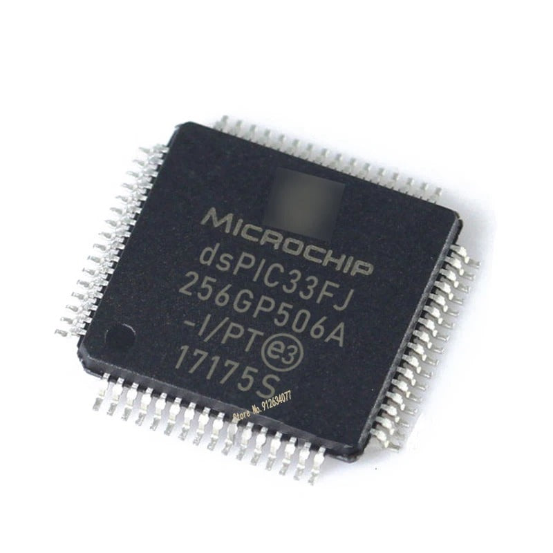 Microcontrolador dsPIC33FJ256GP506A-I/PT TQFP-64 SMD - CI-TECH-DSPIC33FJ256GP506A-I-PT - Comecx Labs
