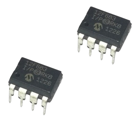 Circuito Integrado PIC12F683-I/P PDIP-8 PTH - CI-TECH-PIC12F683-I-P - Comecx Labs