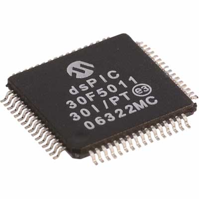 Circuito Integrado PIC30F5011-30I/PT TQFP-64 SMD - CI-TECH-PIC30F5011-30I-PT - Comecx Labs