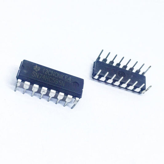Kit com 10 Circuitos Integrados 74HC595 DIP-16 - KIT-CI-74HC595-DIP16-10 - Comecx Labs