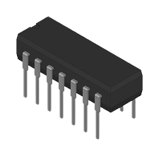 Circuito Integrado UPC3403C DIP-14 PTH - CI-TECH-UPC3403C - Comecx Labs