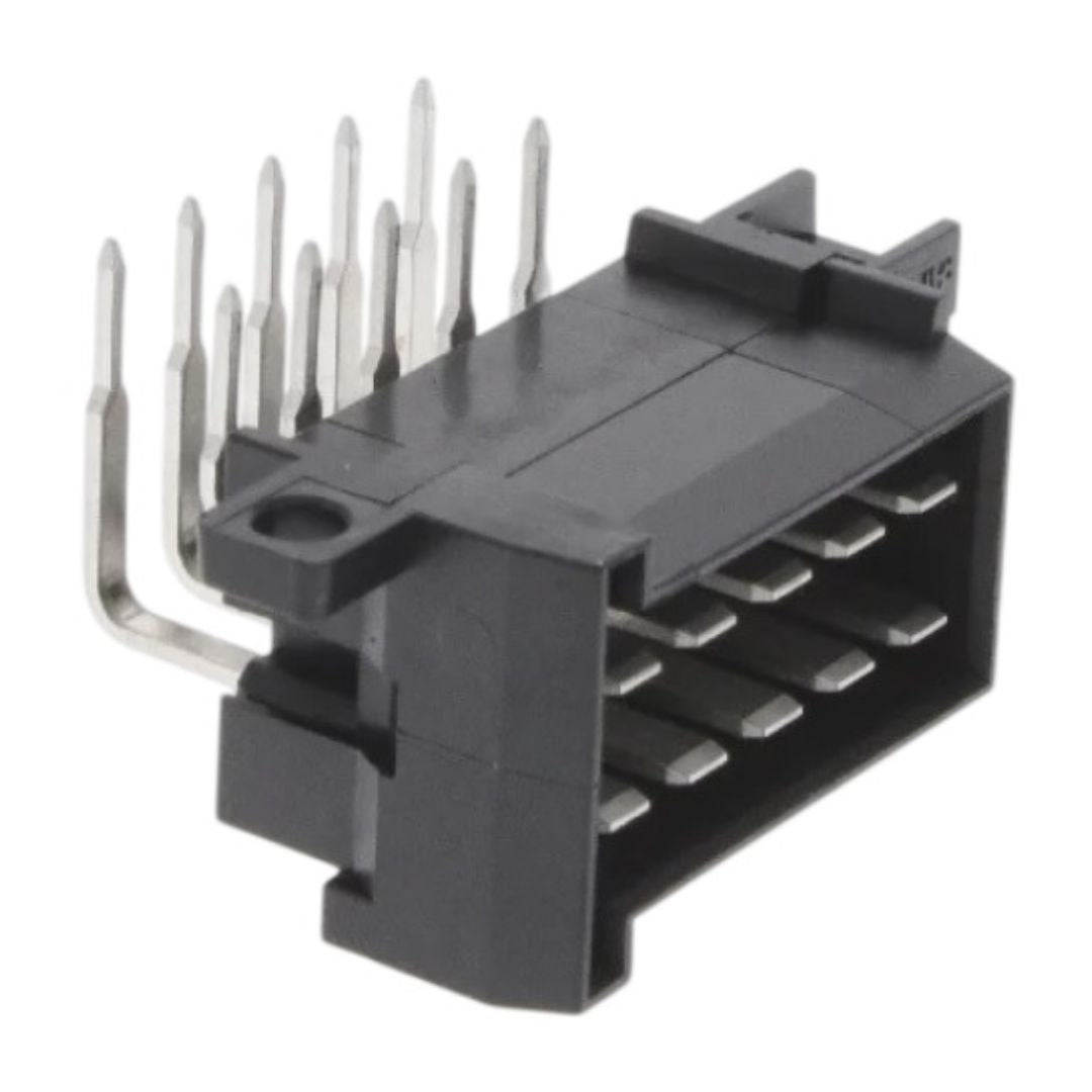 Conector Automotivo 10 Vias Macho 90º Passo 5mm (828801-4) - MAN-CON-AUTOMOTIVE-243354 - imagem 1 - Comecx Labs