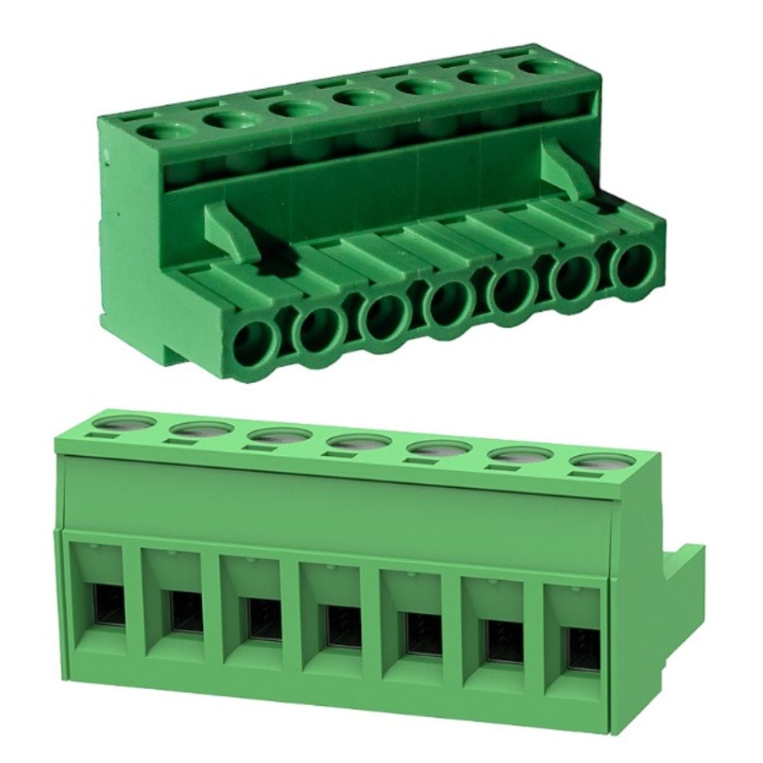 Conector Borne 7 Vias Fêmea 5.08mm 180º KF2EDGK-5.08-07P (AKZ07) KEFA - MAN-CON-INDUSTRIAL-175068 - imagem 1 - Comecx Labs