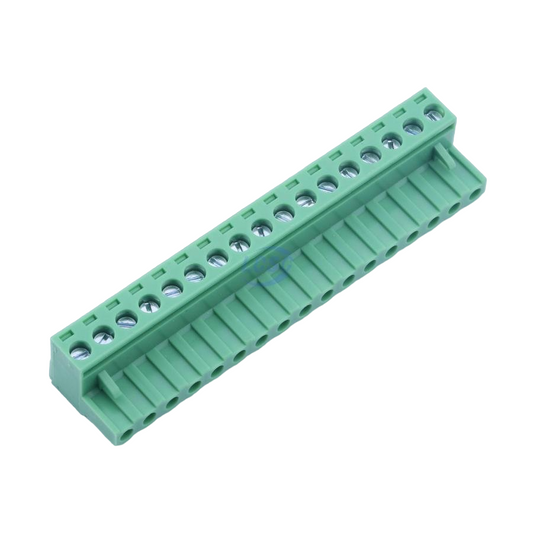 Conector Borne Fêmea 17 Vias Verde 5.08mm 90° KF2EDGK-5.08-17P = AKZ950 - MAN-CON-INDUSTRIAL-145148 - imagem 1 - Comecx Labs