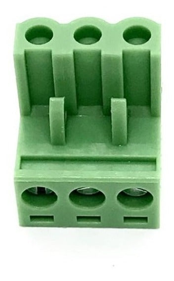 Conector Borne Fêmea 3 Vias - Passo 5.08mm 90° G (KF2EDGK-5.08-03P) = AKZ03 - MAN-CON-INDUSTRIAL-92171 - imagem 1 - Comecx Labs