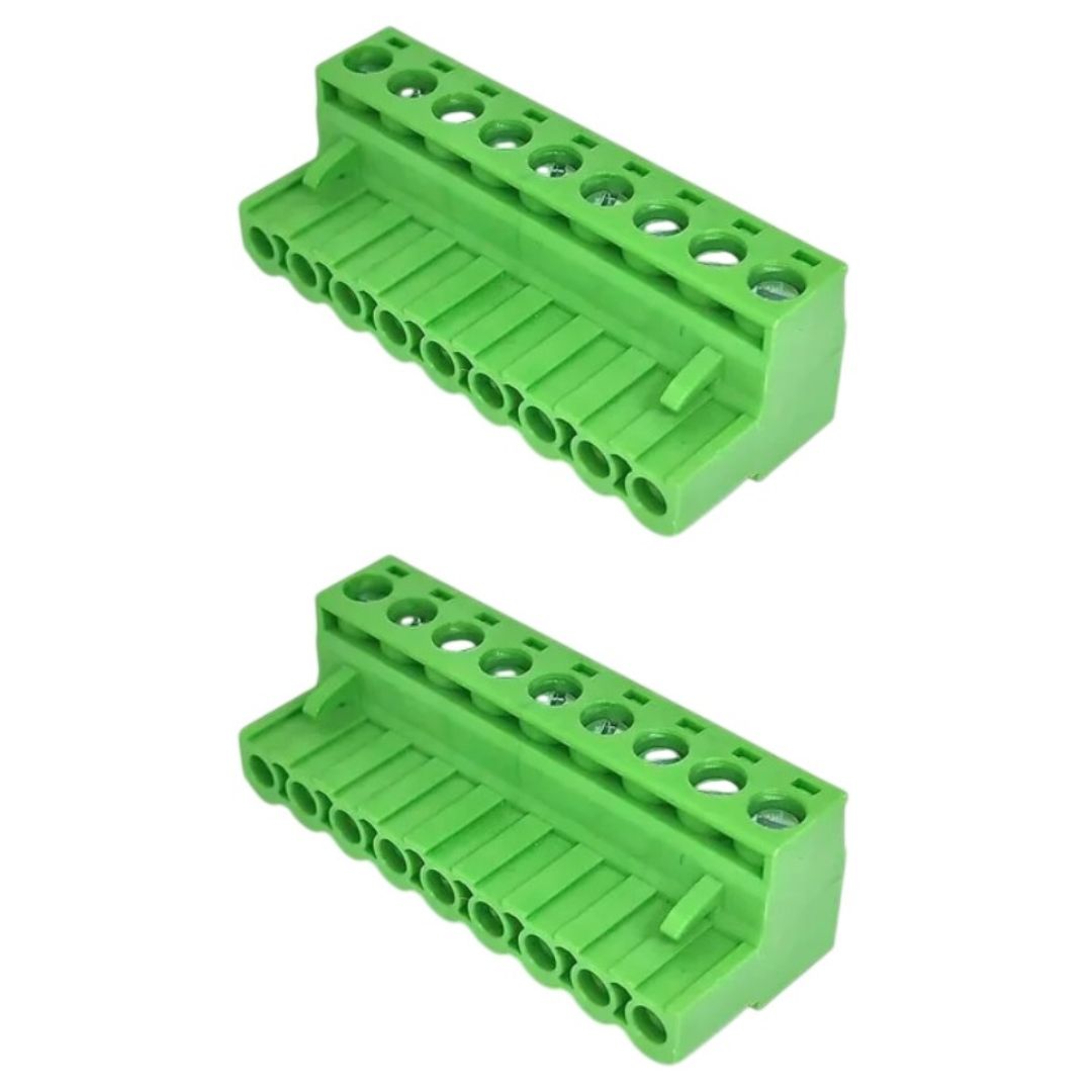 Conector Borne Fêmea 9 Vias Verde Passo 5.08mm 90º (ZBK400R-5.08-9P) - MAN-CON-INDUSTRIAL-241270 - imagem 1 - Comecx Labs