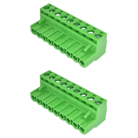Conector Borne Fêmea 9 Vias Verde Passo 5.08mm 90º (ZBK400R-5.08-9P) - MAN-CON-INDUSTRIAL-241270 - imagem 1 - Comecx Labs