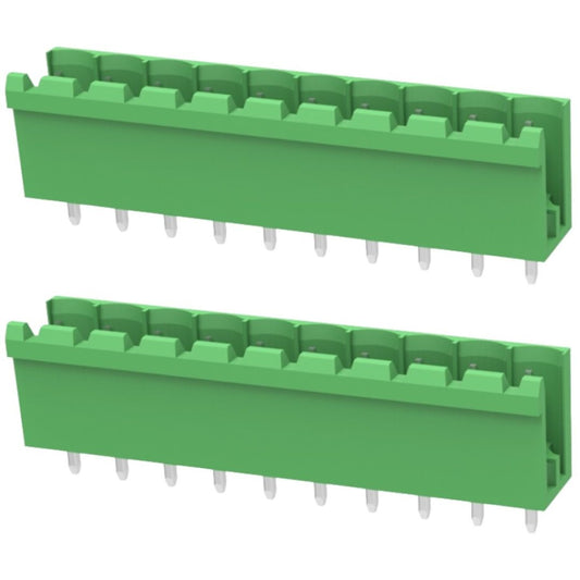 Conector Borne Macho 10 Vias Aberto 5.08mm 180º KF2EDGV-5.08-10P (STLZ10) - MAN-CON-INDUSTRIAL-171604 - imagem 1 - Comecx Labs