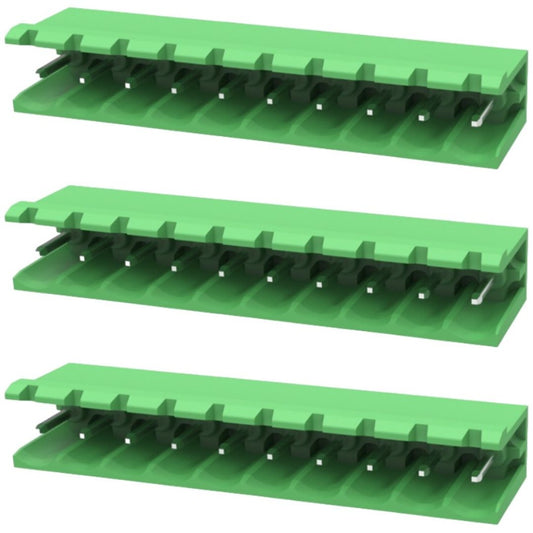 Conector Borne Macho 10 Vias Aberto 5.08mm 90º KF2EDGR-5.08-10P (STLZ10) - MAN-CON-INDUSTRIAL-171514 - imagem 1 - Comecx Labs