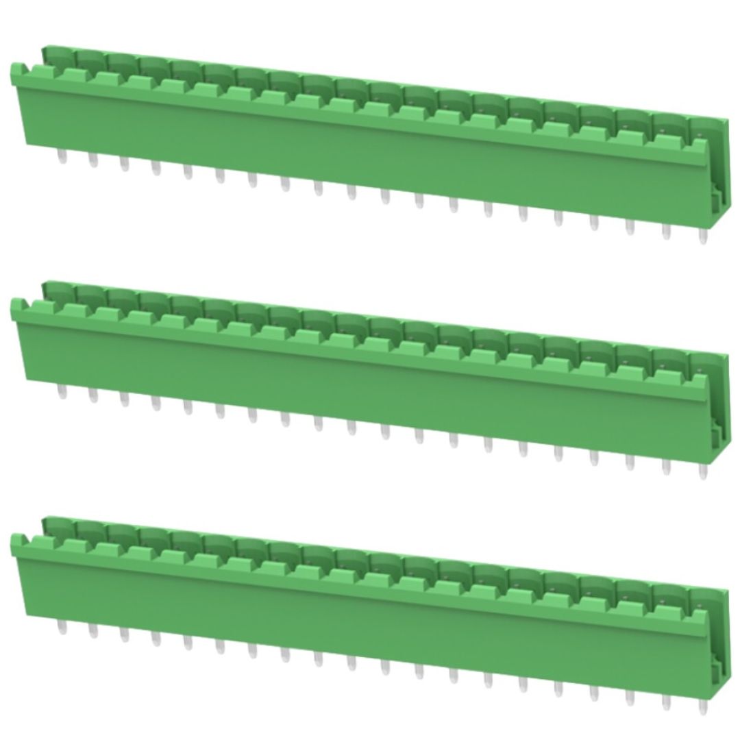 Conector Borne Macho 20 Vias Aberto 5.08mm 180º KF2EDGV-5.08-20P (STLZ20) - MAN-CON-INDUSTRIAL-171532 - imagem 1 - Comecx Labs