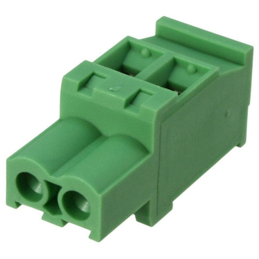 Conector Borne 2 Vias Fêmea Passo 5.00mm 180º (TS02715B0000G) - MAN-CON-INDUSTRIAL-208136 - Comecx Labs
