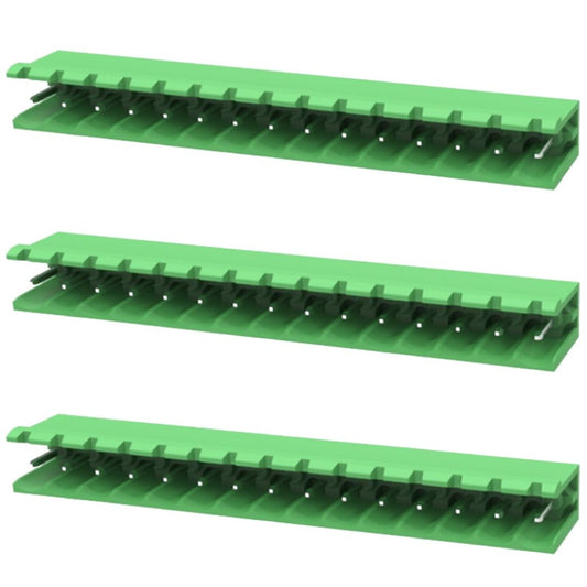 Conector Borne Macho 15 Vias Aberto 5.08mm 90º KF2EDGR-5.08-15P (STLZ15) - MAN-CON-INDUSTRIAL-171478 - Comecx Labs