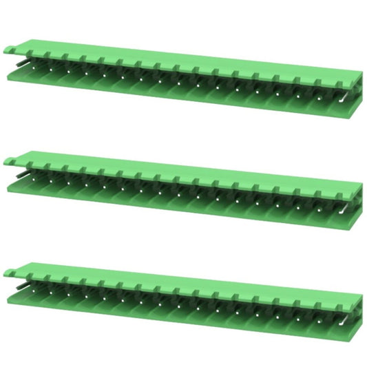 Conector Borne Macho 18 Vias Aberto 5.08mm 90º KF2EDGR-5.08-18P (STLZ18) - MAN-CON-INDUSTRIAL-171550 - Comecx Labs