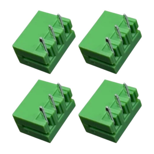 Conector Borne Macho 3 Vias 90º Passo 3.5mm (KF2EDGR-3.5-3P) - MAN-CON-INDUSTRIAL-244646 - Comecx Labs