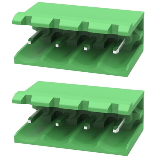 Conector Borne Macho 4 Vias Aberto 5.08mm 90º KF2EDGR-5.08-04P (STLZ04) - MAN-CON-INDUSTRIAL-171658 - Comecx Labs