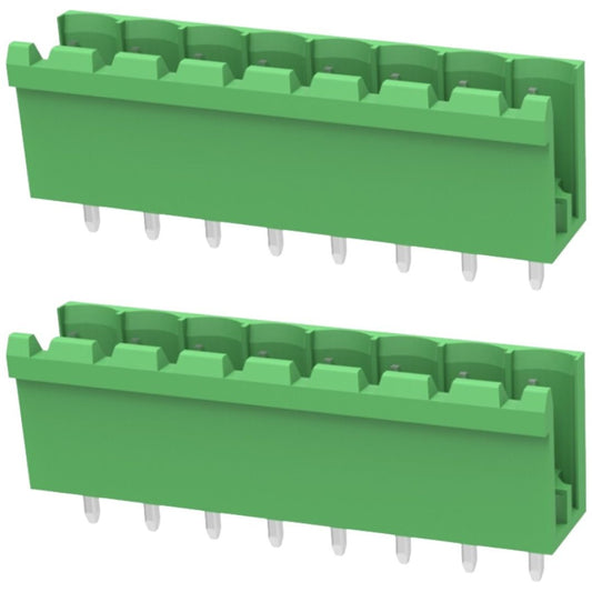 Conector Borne Macho 8 Vias Aberto 5.08mm 180º KF2EDGV-5.08-08P (STLZ08) - MAN-CON-INDUSTRIAL-171676 - Comecx Labs