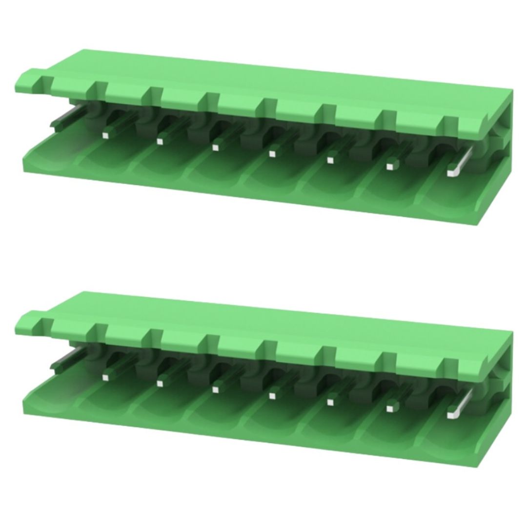 Conector Borne Macho 8 Vias Aberto 5.08mm 90º KF2EDGR-5.08-08P (STLZ08) - MAN-CON-INDUSTRIAL-171586 - Comecx Labs