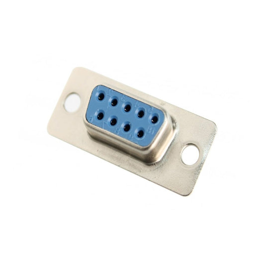 Conector DB9 (DB-09) Fêmea 180º Solda Placa PCI - MAN-CON-DB-34597 - Comecx Labs