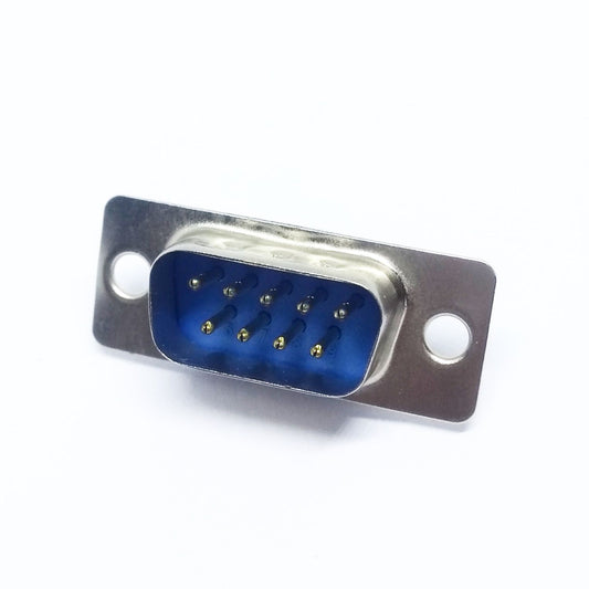 Conector DB9 Macho para Solda Fio 180º Graus (DB-09) - MAN-CON-DB-1323 - Comecx Labs