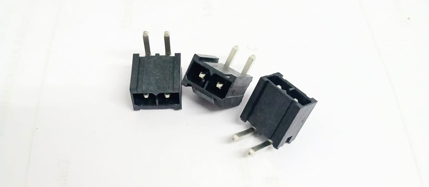 Conector Header Isolado 2 Vias Macho 90° Passo 4.19 mm (IPBT-102-H1-T-S-RA-K) - MAN-CON-MICROFIT-34741 - Comecx Labs