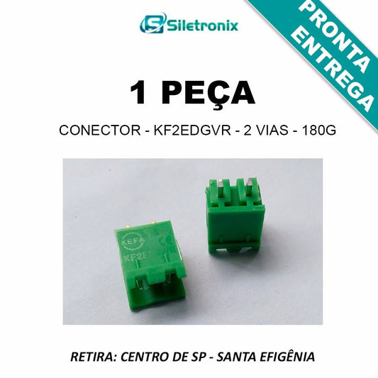 Conector KF2EDGVR 2 VIAS 180º - MAN-CON-INDUSTRIAL-518 - Comecx Labs
