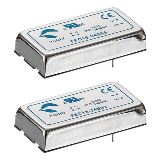 Conversor DC/DC P-DUKE FEC15-48S05 15W 48V para 5V 3A - ENE-IND-CONV-FEC15-48S05 - Comecx Labs