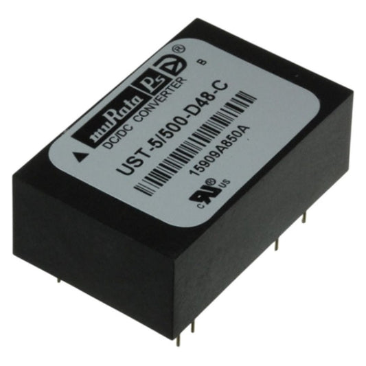 Conversor DC/DC Murata UST-5/500-D48-C 3W Saída 5V - ENE-IND-CONV-UST-5-500-D48-C - Comecx Labs