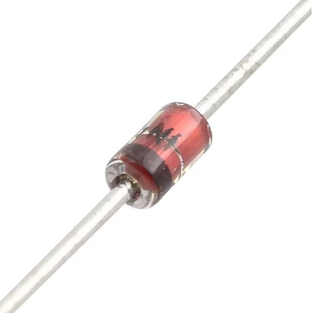 Diodo Zener 1N4736A 6.8V 1W DO-41 PTH - COMP-DIODE-1N4736A - Comecx Labs