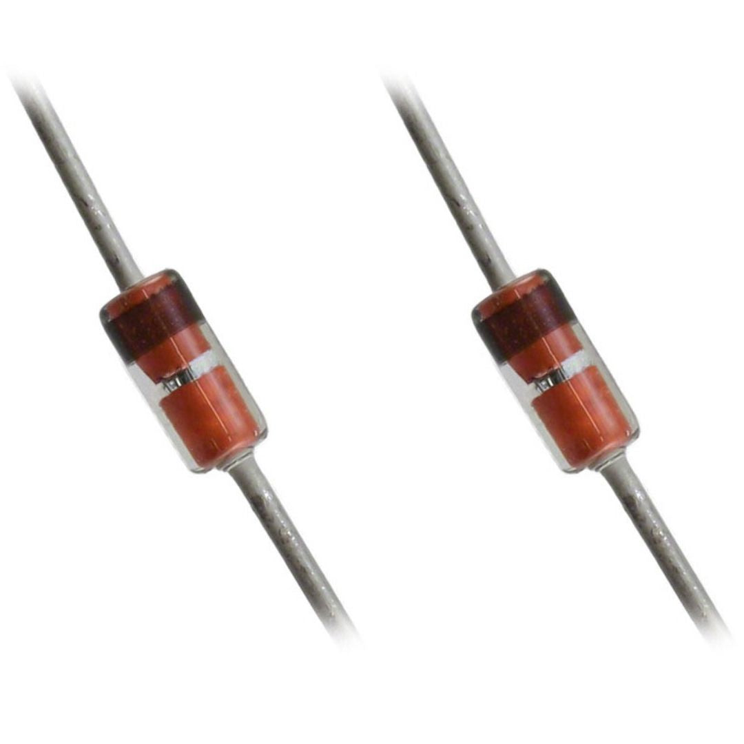 Diodo Zener BZX55C51 51V 500mW DO-35 PTH - COMP-DIODE-BZX55C51 - Comecx Labs