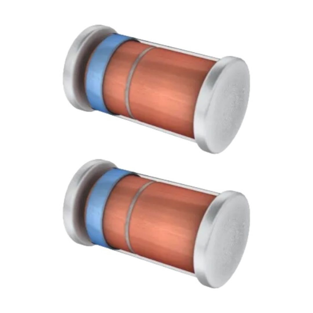 Diodo Zener BZT55C6V8-GS08 6.8V 500mW SOD-80 SMD - COMP-DIODE-BZT55C6V8-GS08 - Comecx Labs