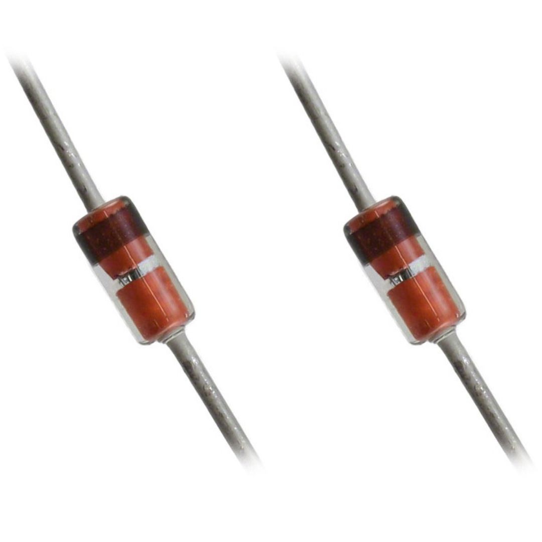 Diodo Zener BZX55C62 62V 0.5W DO-35 Vishay - COMP-DIODE-BZX55C62 - Comecx Labs