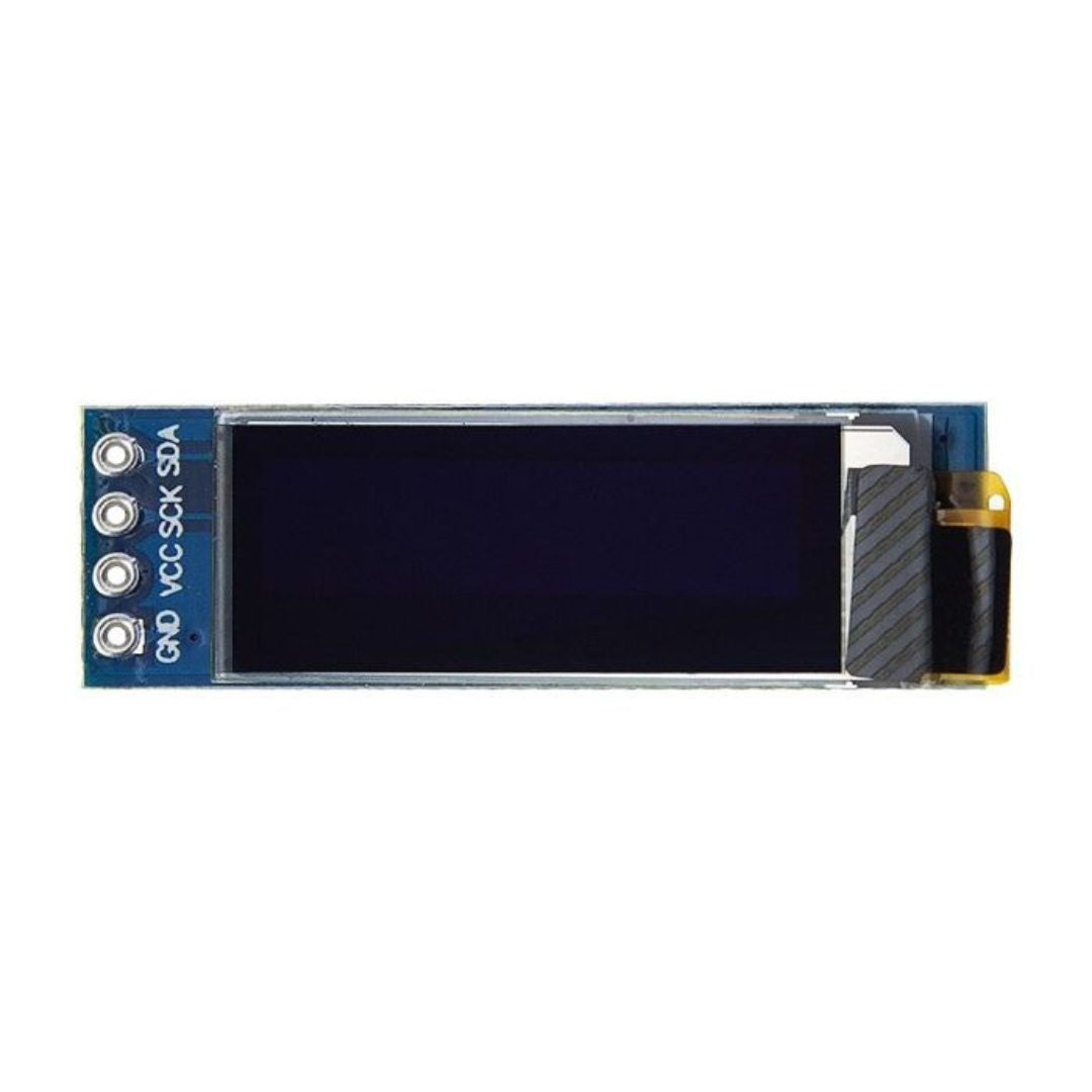 Display OLED 0.91 128x32 Branco 4 Pinos - MOD-DISP-OLED091-12832 - Comecx Labs