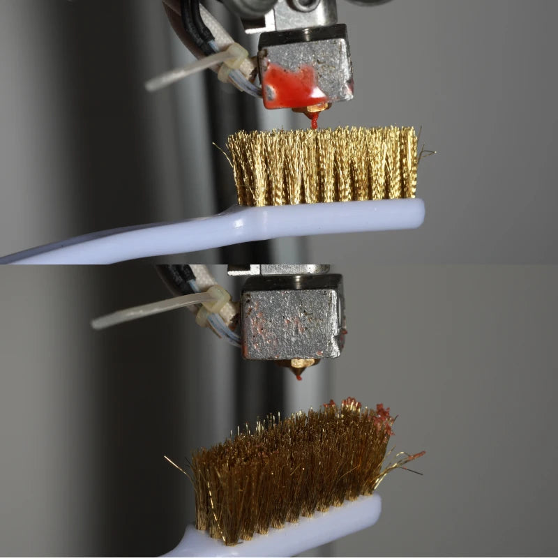 Escova de Cobre Mellow para Limpeza de Bico 3D - imagem 3 - Comecx Labs