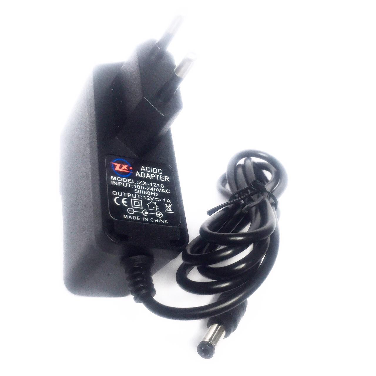 Fonte de Alimentação 12V 1A Plug P4 Positivo Interno - ENE-FONTE-12V-1A-P4 - Comecx Labs