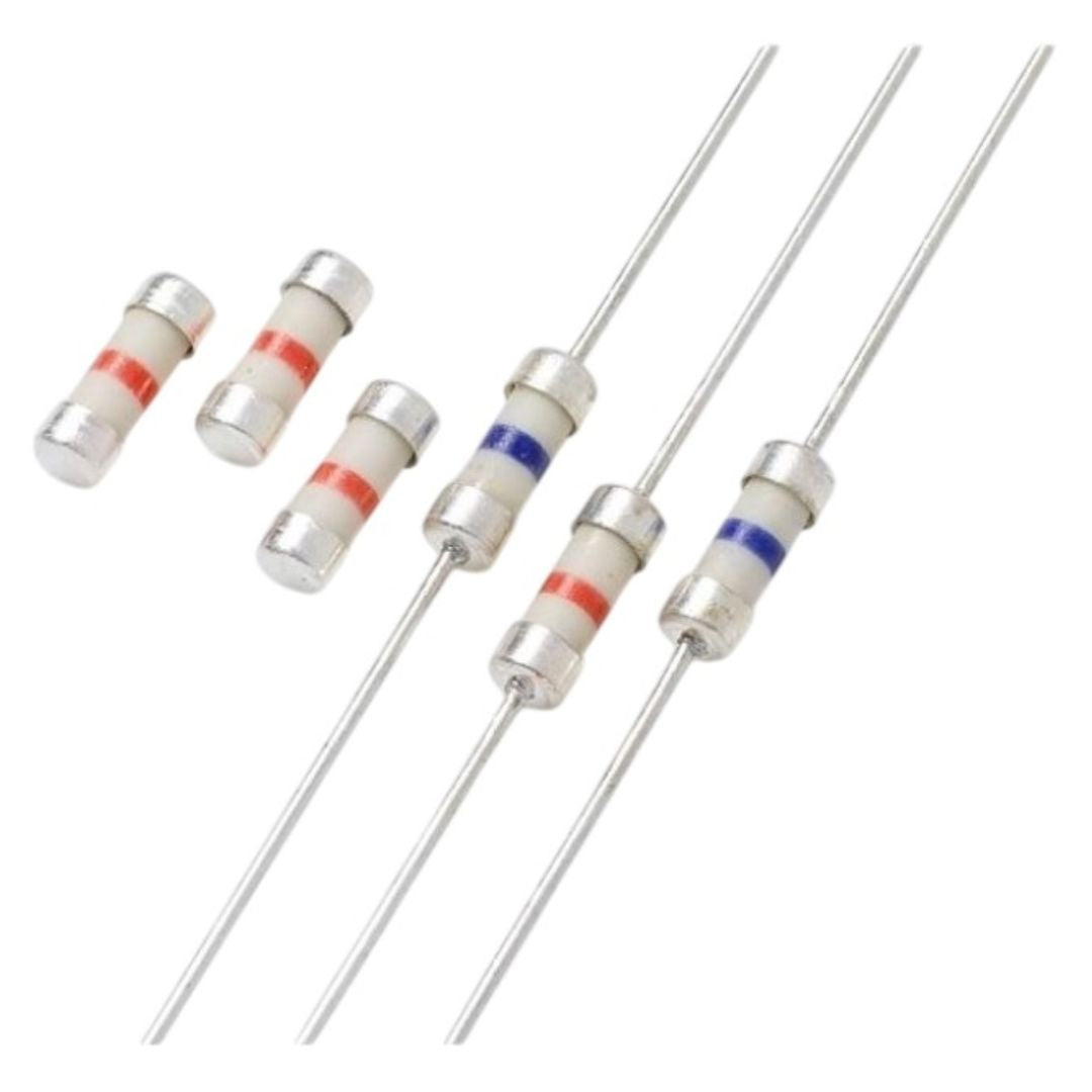 Fusível de Ação Rápida 250mA 250V 3,02x8,4mm (0242.250UAT1) Axial - MAN-PROT-FUSE-234164 - Comecx Labs
