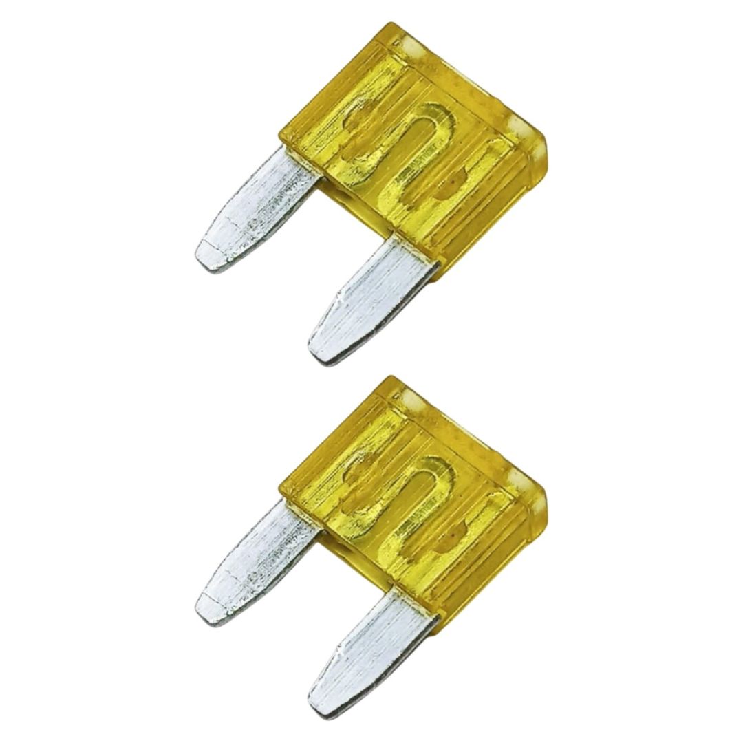 Fusível Lâmina 20A Mini Amarelo - MAN-PROT-FUSE-207336 - Comecx Labs