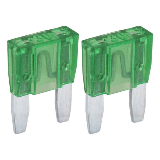 Fusível Lâmina 30A Mini Verde - MAN-PROT-FUSE-207354 - Comecx Labs